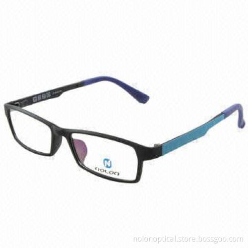 Matt black ultem spectacles frame